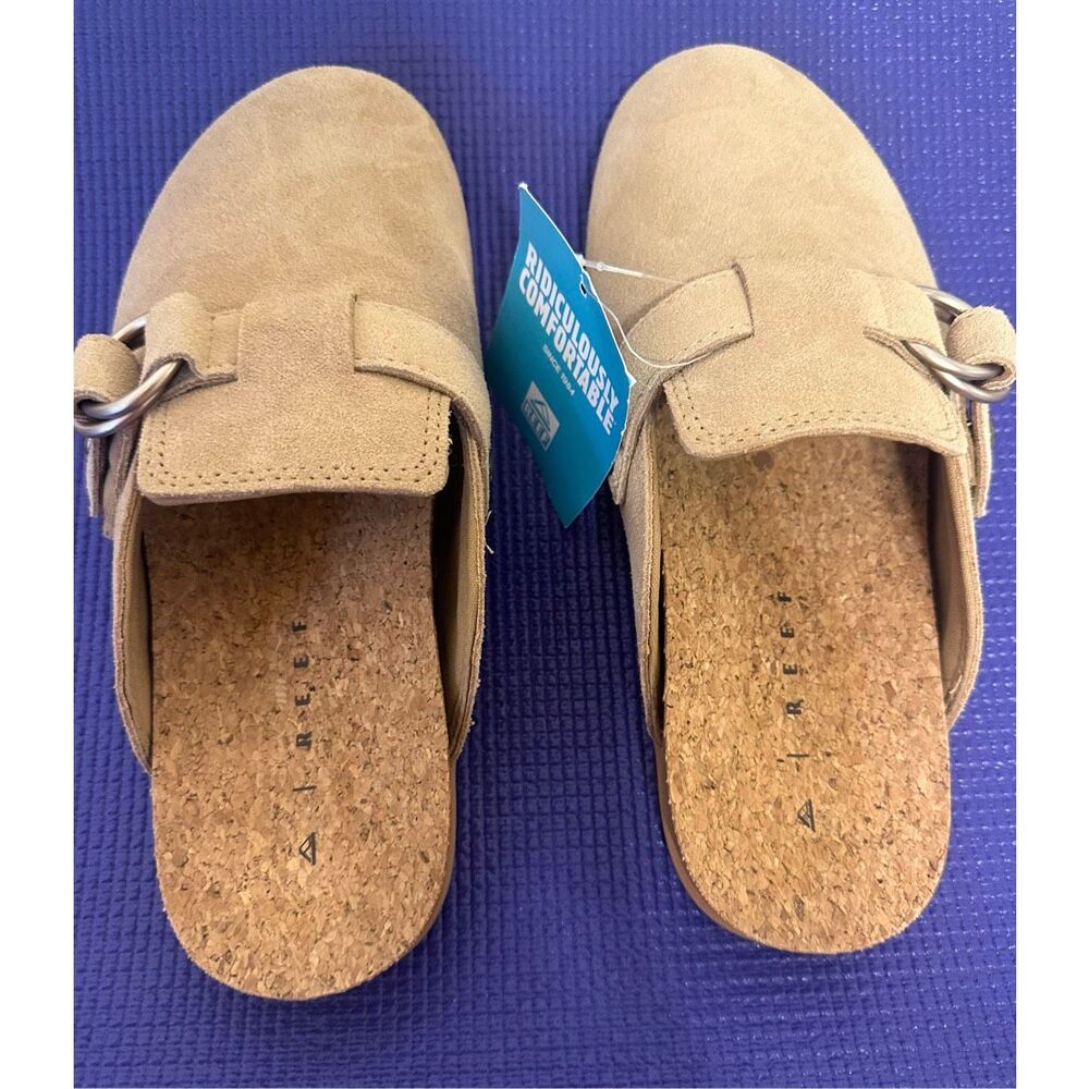 Reef Women's Cushion Vista Serenity Slip-On suede Clog Sz 8, NWT - Picture 7 of 14